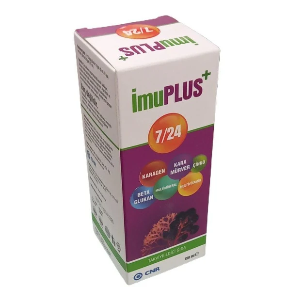 İmuplus Multivitamin ve Mineral, Kara Mürver, Karagen, Betaglukan Şurup 150ml ürün görseli 1
