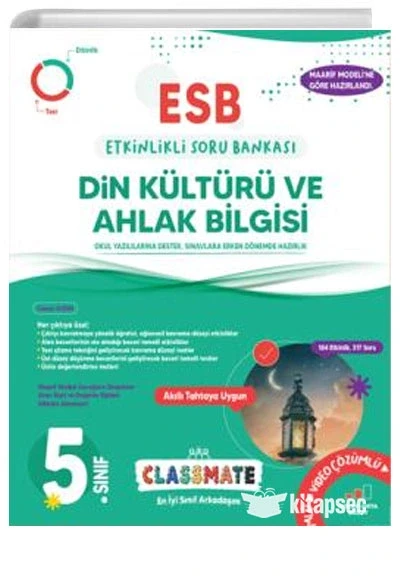 Okyanus 5. Sınıf Din Kültürü Etkinlikli Soru Bankası Classmate ürün görseli 1