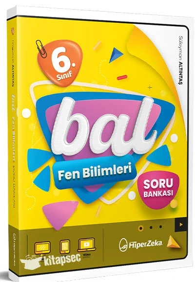 Hiperzeka 6.Sınıf Bal Fen Bilimleri Soru Bankası ürün görseli 1