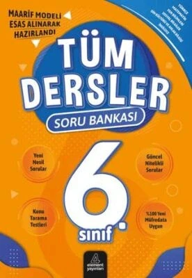 Element 6.Sınıf Tüm Dersler Soru Bankası ürün görseli 1