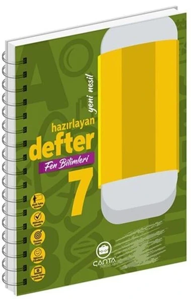 Çanta 7. Sınıf Fen Bilimleri Hazırlayan Defter ürün görseli 1