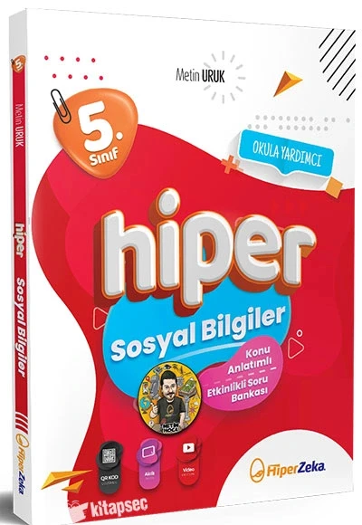 5.Sınıf Hiper Sosyal Bilgiler Konu Anlatımlı Soru Bankası Hiperzeka ürün görseli 1
