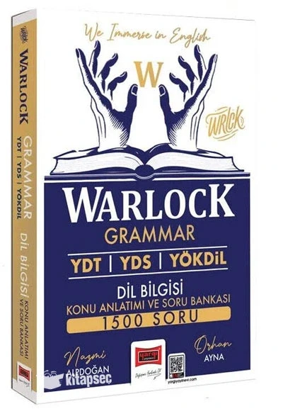 Yargı Ydt Yds Yökdil Warlock Grammar Dilbilgisi Konu Anlatımlı Soru Bankası ürün görseli 1