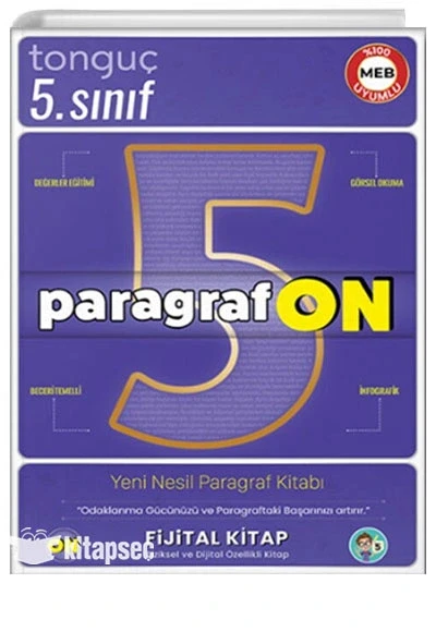 Tonguç 5.sınıf Paragraf on Soru Bankası ürün görseli 1