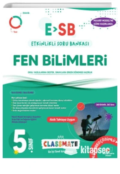 Okyanus 5. Sınıf Fen Bilimleri 36 Hafta Etkinlikli Soru Bankası Classmate ürün görseli 1