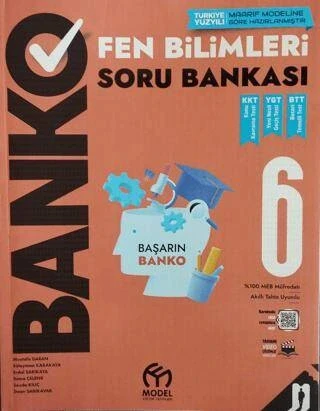 Model 6.Sınıf Fen Bilimleri Banko Soru Bankası ürün görseli 1