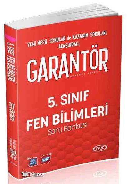 Data 5.Sınıf Fen Bilimleri Garantör Soru Bankası ürün görseli 1