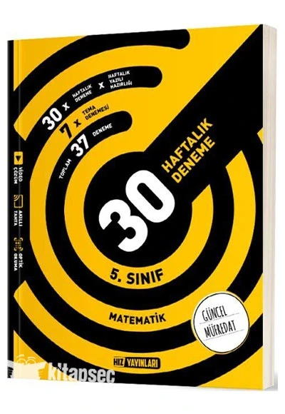 Hız 5. Sınıf Matematik 30 Haftalık Deneme ürün görseli 1