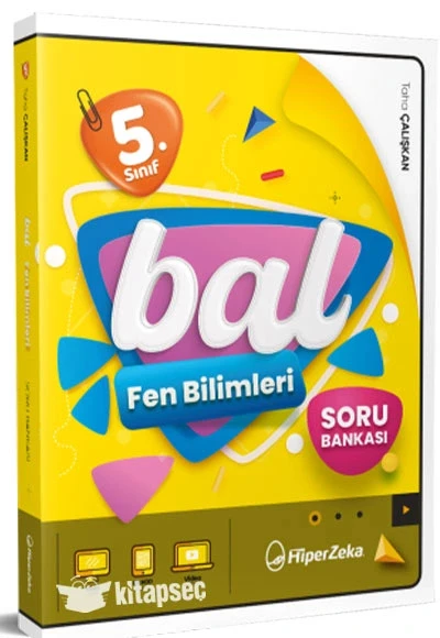 Hiperzeka 5.Sınıf Bal Fen Bilimleri Soru Bankası ürün görseli 1