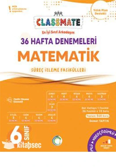 Okyanus 6. Sınıf Matematik 36 Hafta Denemeleri Classmate ürün görseli 1