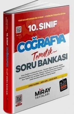 Miray 10.Sınıf Coğrafya Konu Özetli Tematik Soru Bankası ürün görseli 1