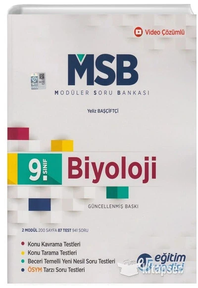*Kampanya* 9.Sınıf Biyoloji Modüler Soru Bankası Eğitim Vadisi ürün görseli 1