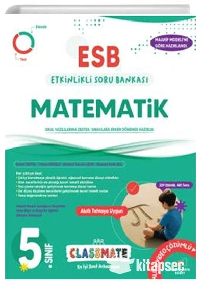 Okyanus 5. Sınıf Matematik Etkinlikli Soru Bankası Classmate ürün görseli 1