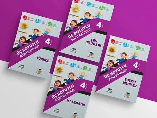 Üç Boyutlu Soru Bankası 4. Sınıf Fen Bilimleri ürün görseli 1