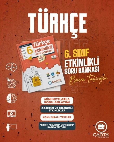 Çanta 6. Sınıf Türkçe Etkinlikli Soru Bankası ürün görseli 1