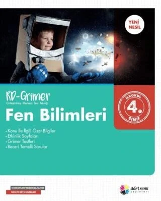 Dörtrenk 4. Sınıf Sosyal Bilgiler Soru Bankası Rd-Grimer ürün görseli 1