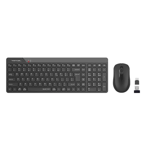 A4 TECH FG2300 Q SILENT 2.4 GHZ AİR2 SİYAH KLAVYE+MOUSE ürün görseli 1