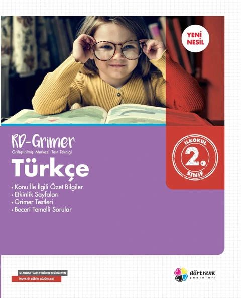 Dörtrenk 2. Sınıf Türkçe Soru Bankası Rd-Grimer ürün görseli 1