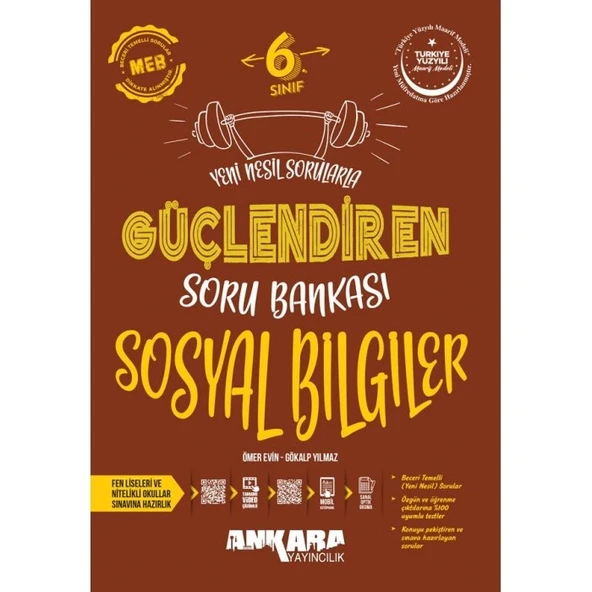 6. Sınıf Sosyal Bilgiler Güçlendiren Soru Bankası Ankara Yayın ürün görseli 1