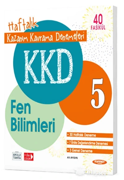 Kurmay 5.Sınıf Fen Bilimleri Haftalık Kazanım Kavrama Denemeleri 40 Fasikül ürün görseli 1