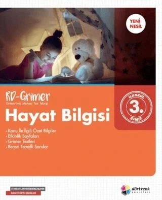 Dörtrenk 3. Sınıf Hayat Bilgisi Soru Bankası Rd-Grimer ürün görseli 1