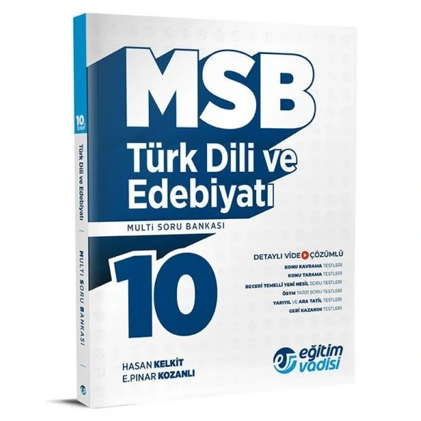 Eğitim Vadisi 10.Sınıf Türk Dili Edebiyatı Multi Soru Bankası ürün görseli 1