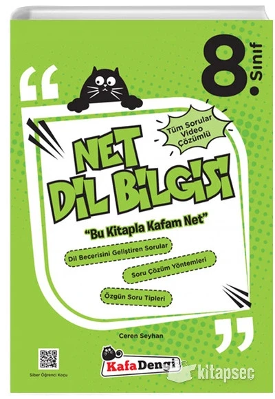 Kafadengi 8.Sınıf Net Dilbilgisi Soru Bankası ürün görseli 1