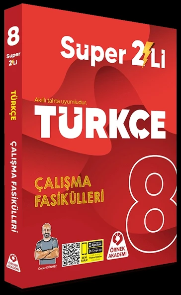 8.Sınıf Türkçe Süper 2 li Çalışma Fasikülleri Paragraf Soru Bankası Örnek akademi ürün görseli 1