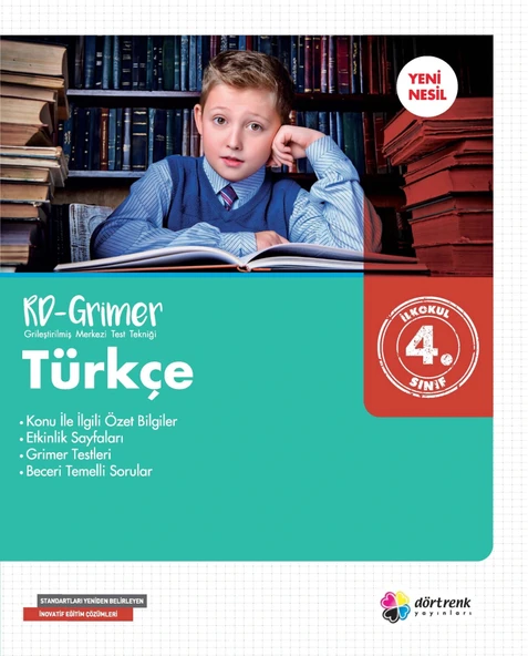 Dörtrenk 4. Sınıf Türkçe Soru Bankası Rd-Grimer ürün görseli 1
