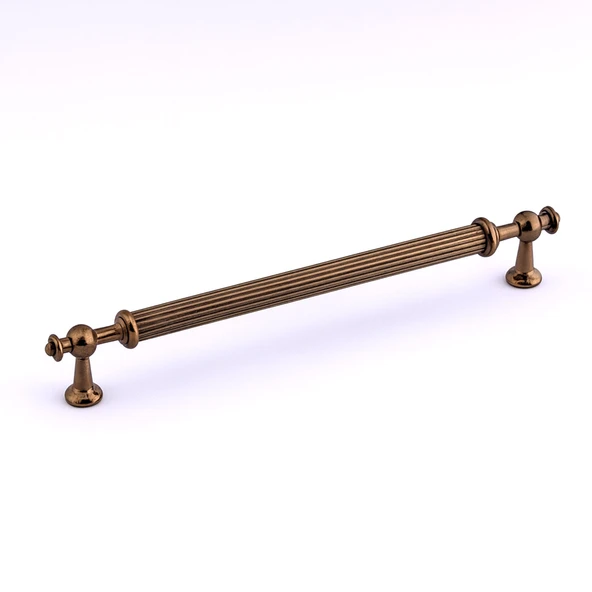 Nesil Çizgili 288 mm Bronz Metal Mobilya Kolu Mutfak Dolabı Çekmece Kapak Kulpu Kulp Tasarımı ürün görseli 1