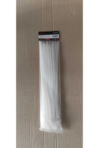Maxstar CIRTLI BEYAZ PLASTİK KELEPÇE 3,6*370MM ürün görseli 1