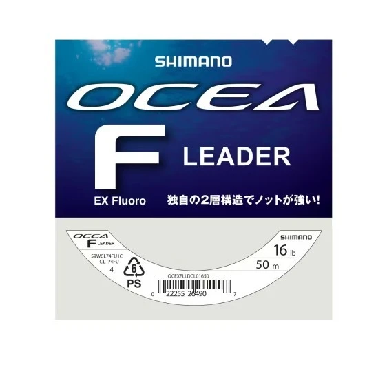 Shimano Misina Ocea EX Fluoro Leader 50m 0.265mm 10lb Clear ürün görseli 1