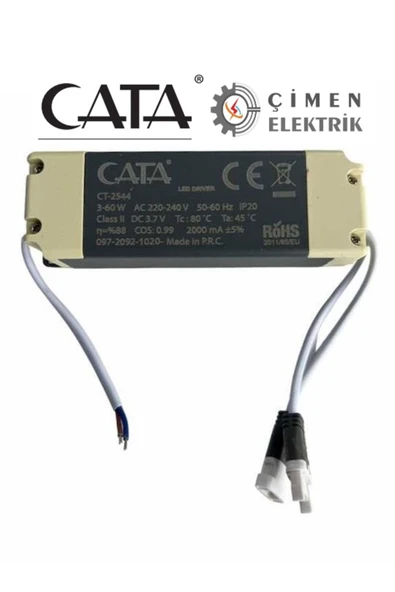 Cata Ct 2544 60w Led Drıver ACİL AYDINLATMA KİTİ ürün görseli 1