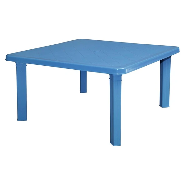 Bahçeme Dione 100x100 H:50 cm Alçak Masa - Renkli Çocuk Masası ürün görseli 1