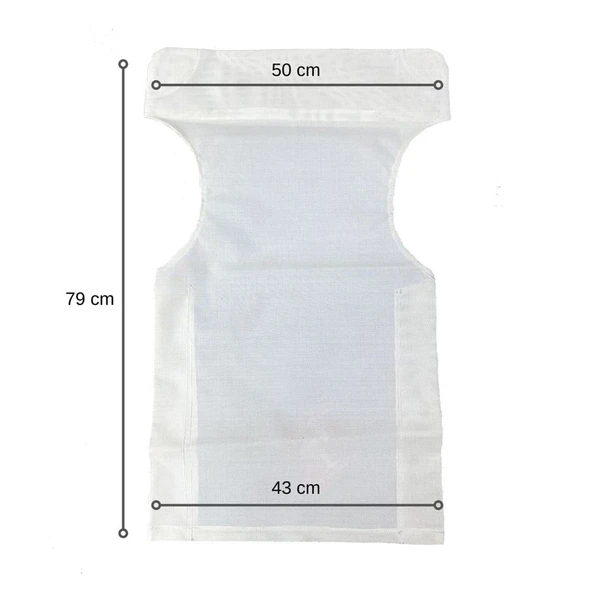 Bahçeme Pvc Kumaş Set - Tek Parça Krem ( Yönetmen Ve Rejisör Sandalye Için ) ürün görseli 1