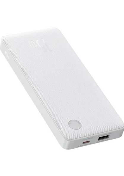 BASEUS Airpow Lite 10.000mAh 15W Taşınabilir Powerbank Moon White P10067500213-00 ürün görseli 1