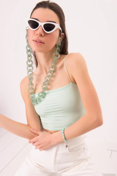Askılı Crop Top - Resim 3