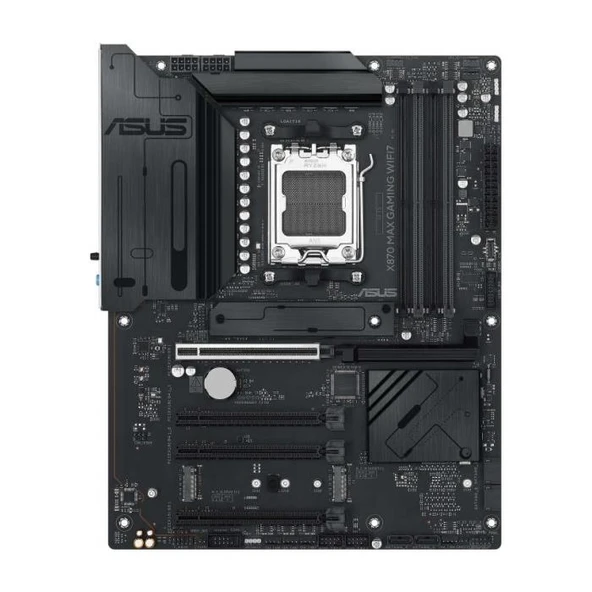ASUS X870 MAX GAMING WIFI7 AMD X870 AM5 DDR5 8000 HDMI 2XUSB4 3X M2 USB3.2 WİFİ 7 + BT AURA RGB 5GBİT LAN ATX 12+2+1 GÜÇ AŞAMALARI, ÇİFT USB4, 3XM.2 S ürün görseli 1