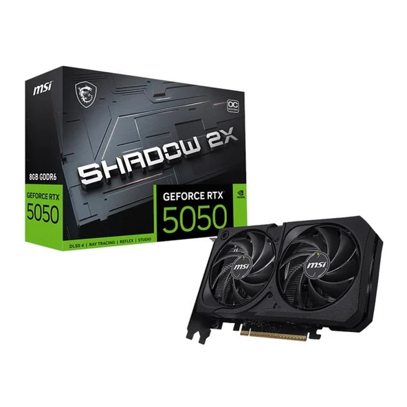 MSI VGA GEFORCE RTX 5050 8G SHADOW 2X OC ürün görseli 1