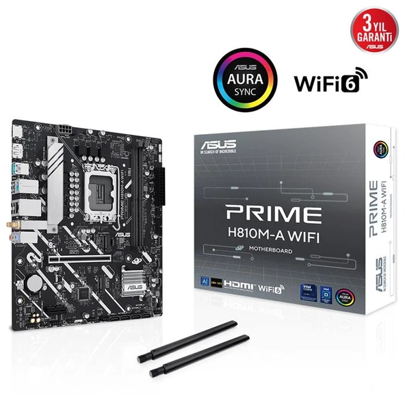 ASUS PRIME H810M-A WIFI DDR5 AURA