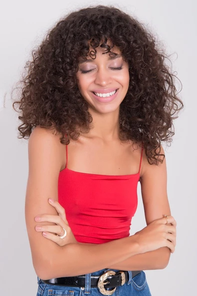 Askılı Crop Top - Resim 7