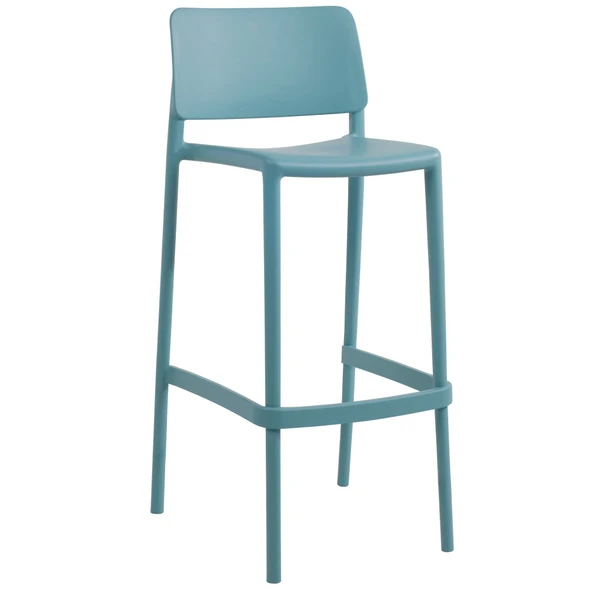 Papatya Joy Bar Sandalyesi 75 Cm Deniz Mavisi - Kolçaksız ürün görseli 1