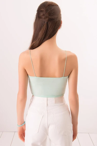 Askılı Crop Top - Resim 5