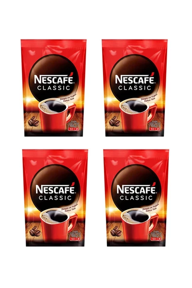 Nescafe Classic Kahve Poşet 100 Gr X 4 Adet ürün görseli 1