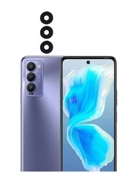 Tecno Camon 18 Premier Ile Uyumlu Kamera Camı Ch9 ürün görseli 1