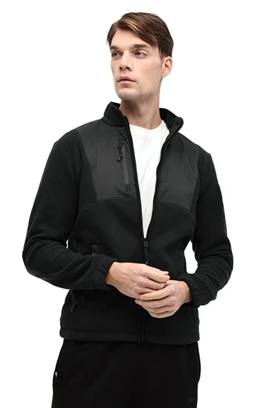 Lumberjack ML QURASAW 7ljk-153 5PR Siyah Erkek Polar Ceket 102027626 ürün görseli 1