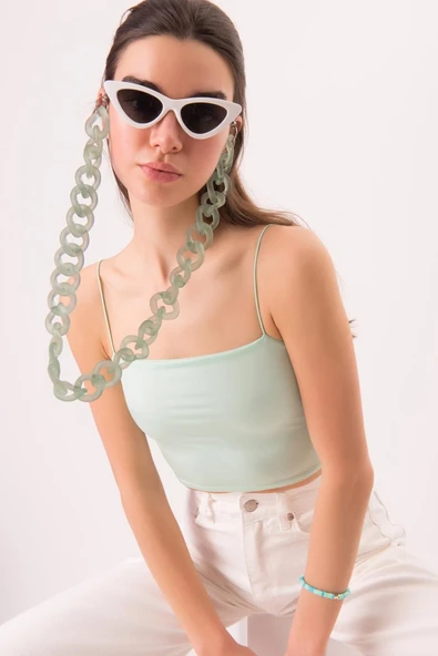 Askılı Crop Top - Resim 2