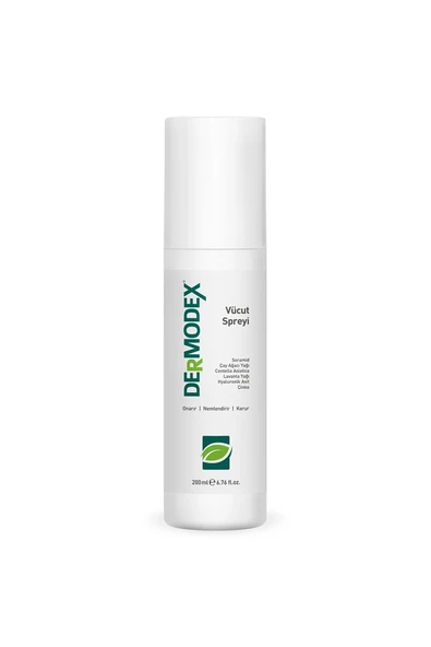 DERMODEX Vücut Spreyi 200ml Akne, Uyuz, Mantar, Bit ( Çay Ağacı Yağı, Salisilik Asit, Centelle ) ürün görseli 1