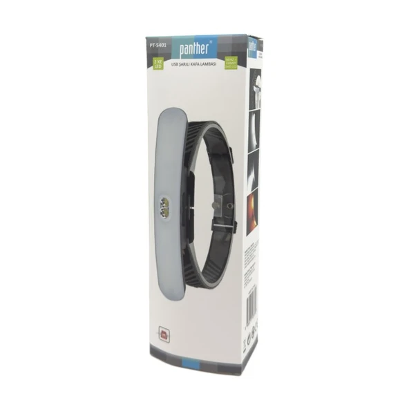 Panther Pt-5401 Usb Şarjlı Kafa Lambası Siyah - Resim 2