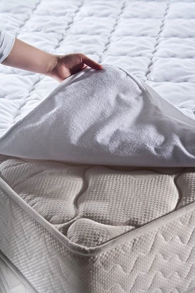 Comfyline Sıvı Geçirmez Fitted Alez 160 x 200 cm - Beyaz ürün görseli 1